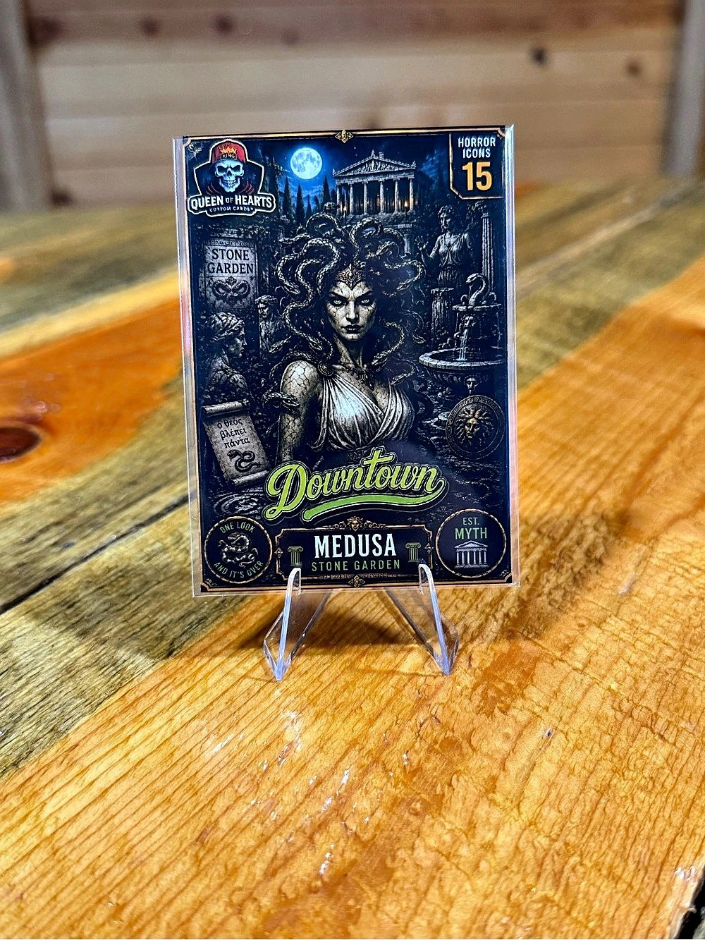 Medusa Custom Downtown Horror Card